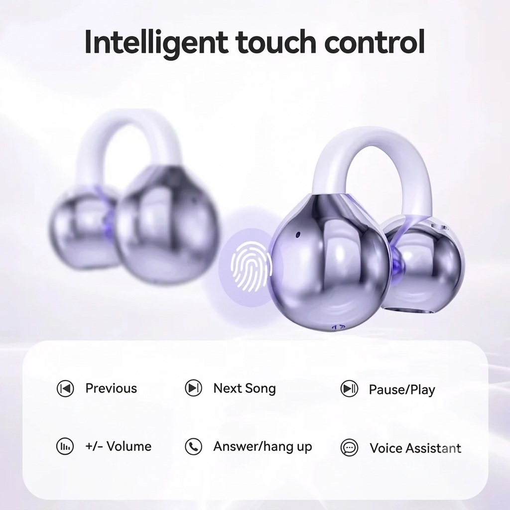 Open-Ear Pro Wireless Clip Headphones