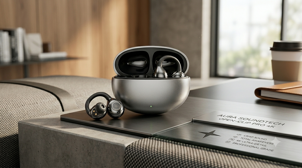Open-Ear Pro Wireless Clip Headphones